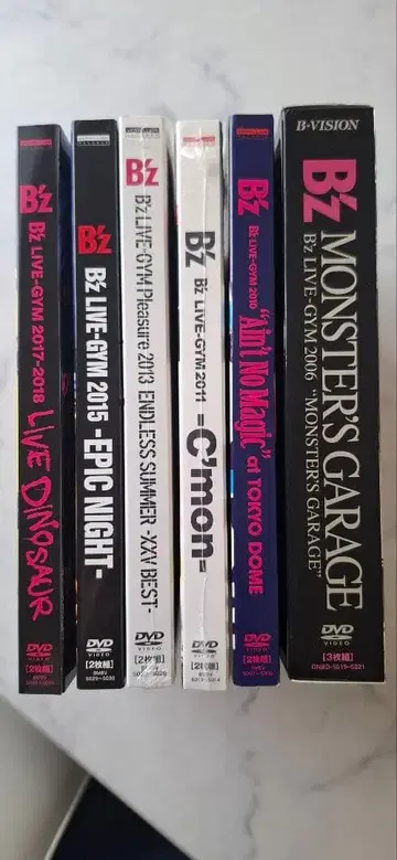 B'z 2006~2018년 DVD 컬렉션 6세트 13매