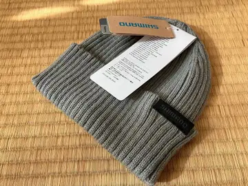 SHIMANO 그레이 니트 모자 프리 사이즈