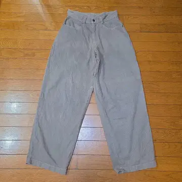 OCTOPUS ARMY 와이드 데님 팬츠 남성용 M 브라운