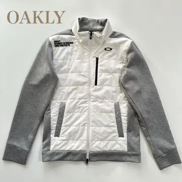컨디션 최상 OAKLY 남성용 자켓 화이트 그레이