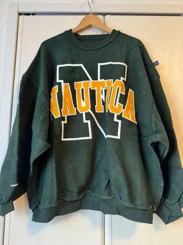 NAUTICA x FREAK'S STORE 리버서블 맨투맨