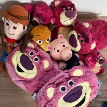 토이 스토리 봉제 인형 묶음 판매 로쏘 우디 쓰리키 햄