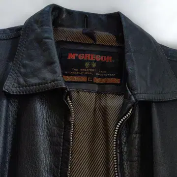 McGREGOR 가죽 재킷 빈티지 L