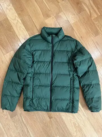 유니클로 울트라 라이트 다운 자켓 3D 컷 그린 S