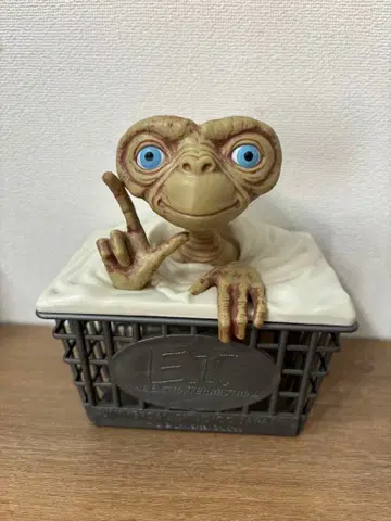 E.T. USJ 한정판 피규어 ET 바스켓 소품함 자전거