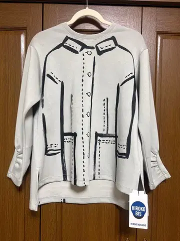 새상품 HIROKO BIS 셔츠 디자인 맨투맨 M