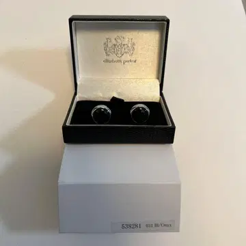 elizabeth parker 블랙 커프스링크