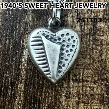 스위트하트 주얼리 도트 실버 빈티지 목걸이 NAVY