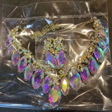 비즈 목걸이 & 귀걸이 콘테스트 드레스나 파티에 프린세스