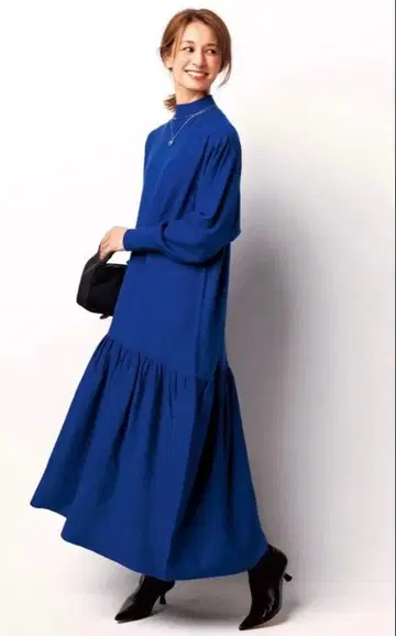 온워드 티어드 니트 원피스 이나토모 씨 착용