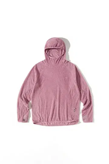 플리스풍 후드티 핑크