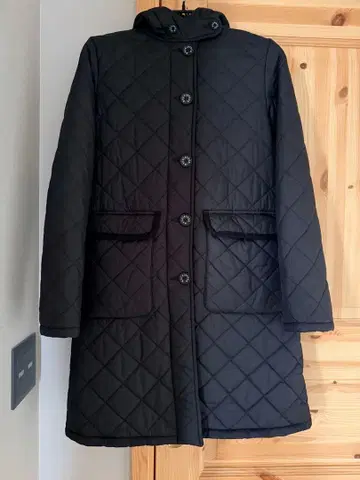 매킨토시 퍼 포함 퀼팅 자켓 블랙