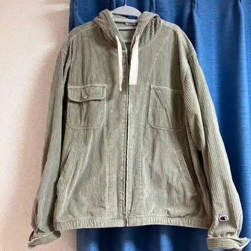 Champion 후드 부착 코듀로이 자켓 M