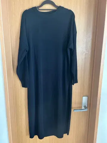 즉시 구매 가능 새상품급 롱 니트 원피스 긴팔 블랙 M