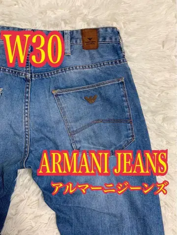 ARMANI JEANS 아르마니진 데님 청바지 입체 로고 W30