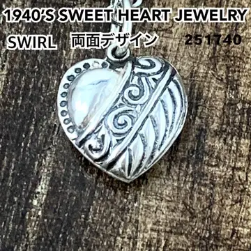 스위트하트 주얼리 SWIRL 소용돌이 실버 빈티지 목걸이