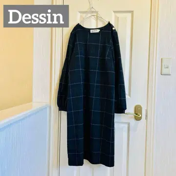 Dessin 타탄 체크 스모그 원피스 S