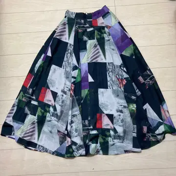 [ HARE ] 포토 콜라주 스커트