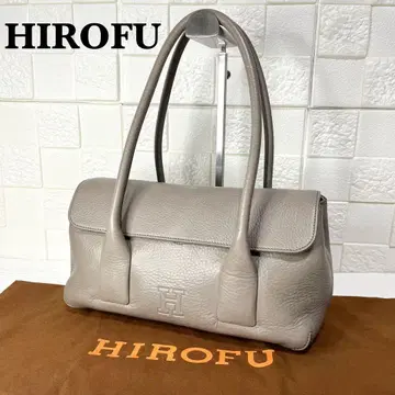 컨디션 최상 HIROFU 핸드백 숄더 페루셰S 그레이지