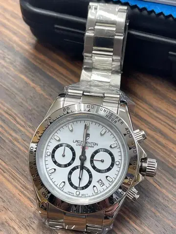 LACZ DENTON 크로노그래프 쿼츠 손목시계 VK63 무브먼트 탑재