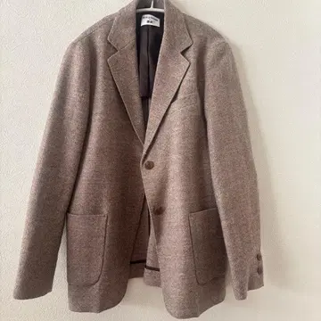 [ 미사용 ] 유니클로 x 이네스 트위드 헤링본 자켓 S