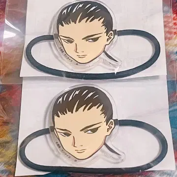 오비 하피쿠로! 신기동전기 건담 W 카오카오오카오 머리끈 굿즈 30주년