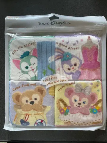 더피 프렌즈 미니 타월 4개 세트