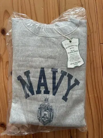 웨어하우스 LOT483 로거스 별주 리버스 위브 L NAVY