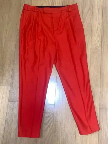 주홍색 울 팬츠 9호