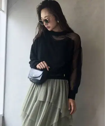 Ameri 시어 절개 맨투맨