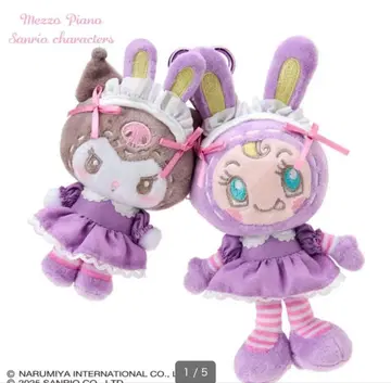 mezzo piano x 산리오 캐릭터즈 마스코트 홀더 쿠로미