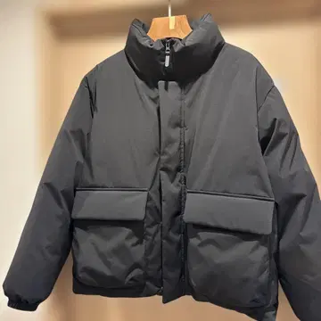 GU 히트 패디드 칼라 블루종 블랙 S