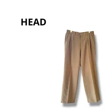 [헤드] 남성용 치노 팬츠 스트레이트 원 포인트 베이지