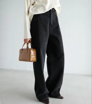 ever navy/에버네이비/커브 데님 팬츠