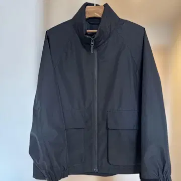 GU 방풍 스탠드 카라 블루종 블랙 S