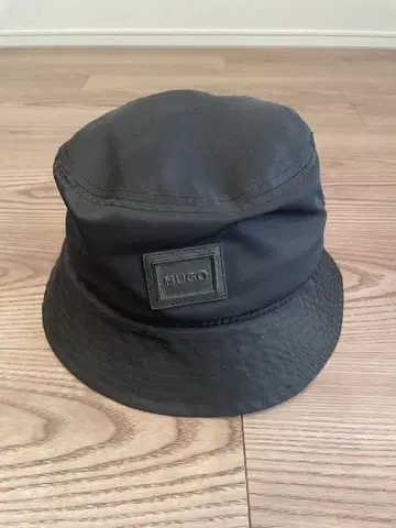 HUGO 버킷햇 캡 나일론 블랙