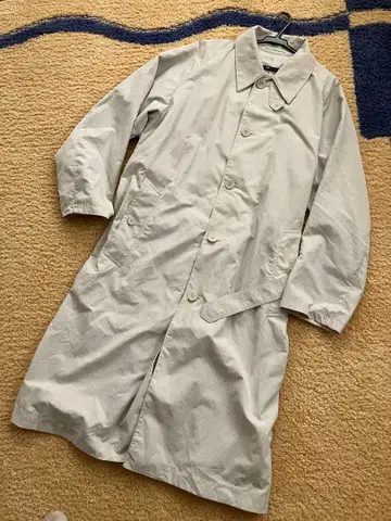 유니클로 U 트렌치코트 허리 벨트 포함 L