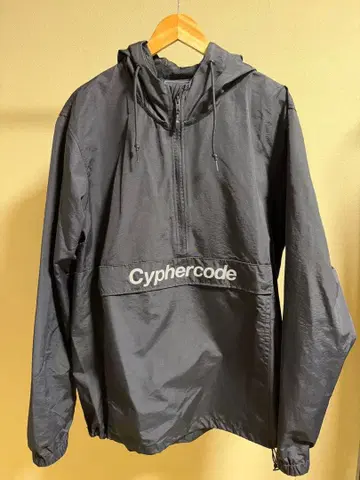 Cyphercode 아노락 후드티 XL 블랙