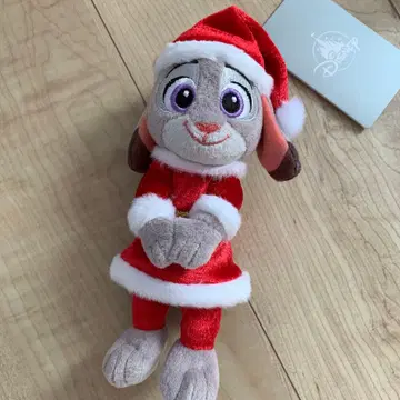 주토피아 주디 봉제 인형 키체인 크리스마스 스토어