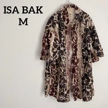 선착순 ISA BAK [ M ] 꽃무늬 반소매 셔츠 알로하 셔츠