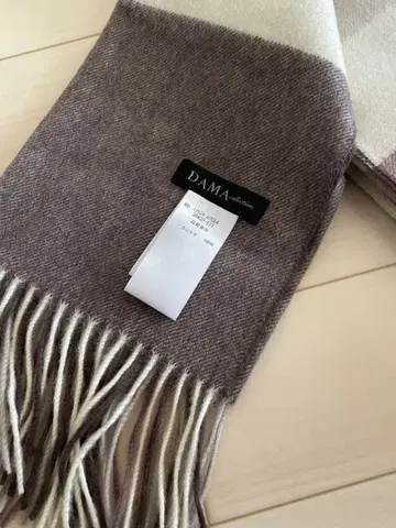 새상품급 DAMA collection 캐시미어 대형 스톨 머플러