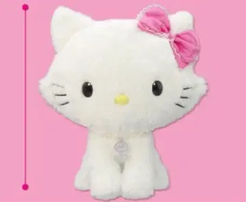 새상품  BIG 봉제 인형 택 포함 산리오 키티