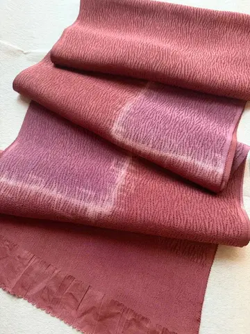 오비 장식 천 순수 실크