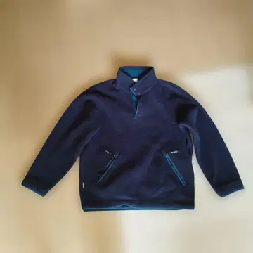 90s FREAKS 프리 풀오버 플리스 사이드 포켓 네이비