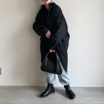 [FASHIRU] 셔츠 볼륨 코트 / 블랙 / 미사용 새상품