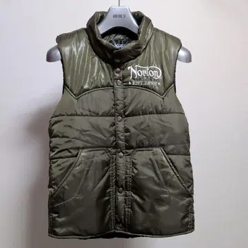 Norton 다운 베스트 S 사이즈 올리브