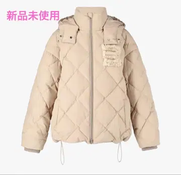 미사용 새상품 Bibiy AVERY DOWN JACKET 베이지
