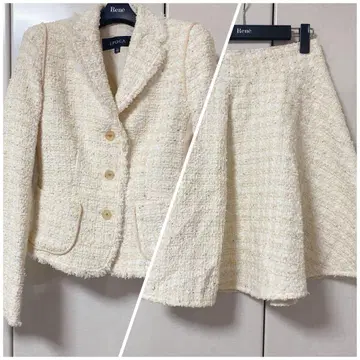 에포카 트위드 자켓 스커트 수트 셋업