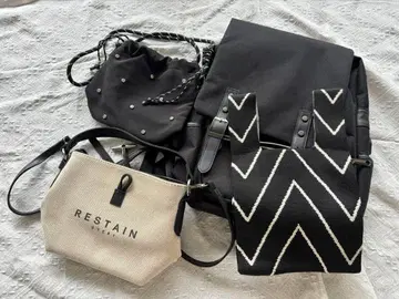 백팩 숄더백 핸드백 세트