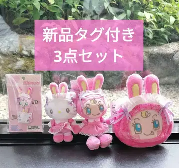 산리오 키티 베리에 콜라보 택 포함 새상품 파우치 마스코트 홀더